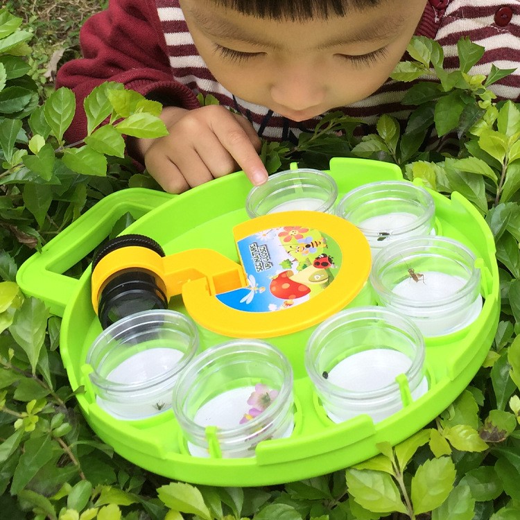 兒童觀察鏡動植物標(biāo)本放大鏡幼兒園早教顯微鏡啟蒙益智科教玩具