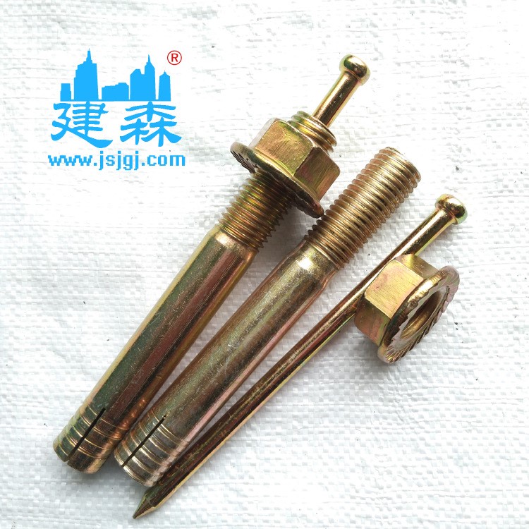 【河北螺絲】高端鍍鋅膨脹螺栓.錘擊壁虎.機芯膨脹一釘得M12*100