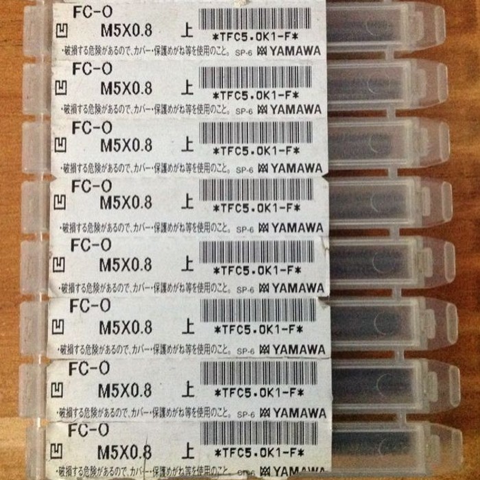 批发日本原装YAMAWA直槽氧化丝攻FC-OM5*0.8镀钛机用丝锥