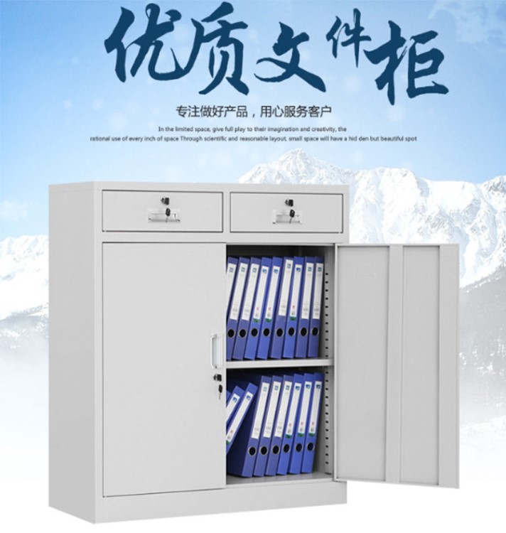 包郵文件柜鐵皮柜鋼鐵制資料柜加厚檔案柜更衣柜辦公柜儲物柜矮柜