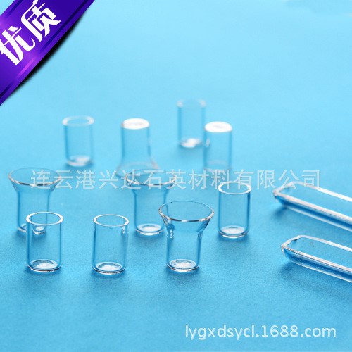 石英封底管試管器皿儀器舟片棒耐高溫透明耐腐蝕石英管定制廠家