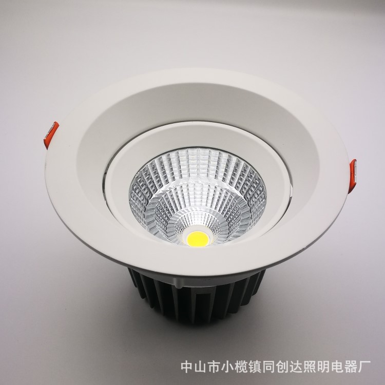 LED18W射燈COB工程天花燈嵌入式客廳服裝店商場背景墻照明