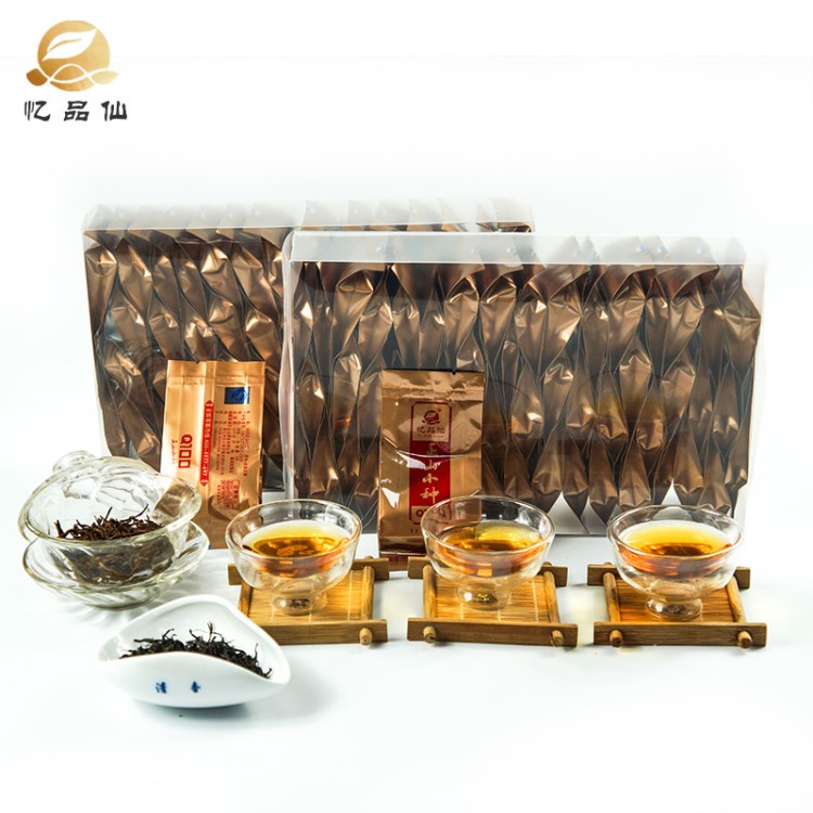 憶品仙新春茶武夷山正山小種Q100PC袋包裝紅茶批發(fā)500g