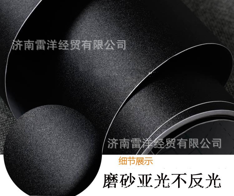 壹灣牌 黑色213磨砂 PVC環(huán)保自粘波音軟片1.22m*31米 直銷批發(fā)