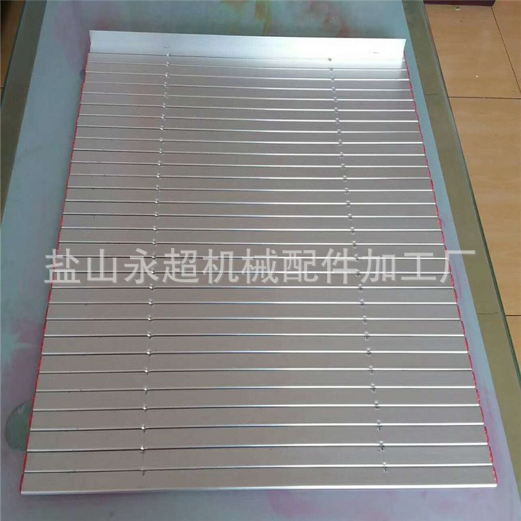 供應鋁材形防護簾 鋁簾 機床鋁材防護罩 機床導軌防塵簾 卷簾