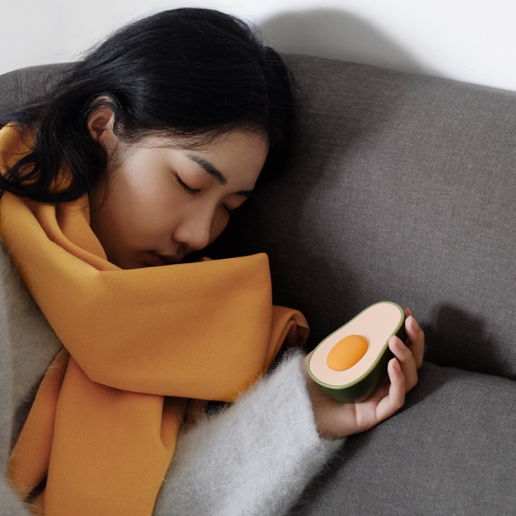 牛油果暖手寶創意迷你隨身充電式暖寶寶小巧可愛便攜電熱水袋女生