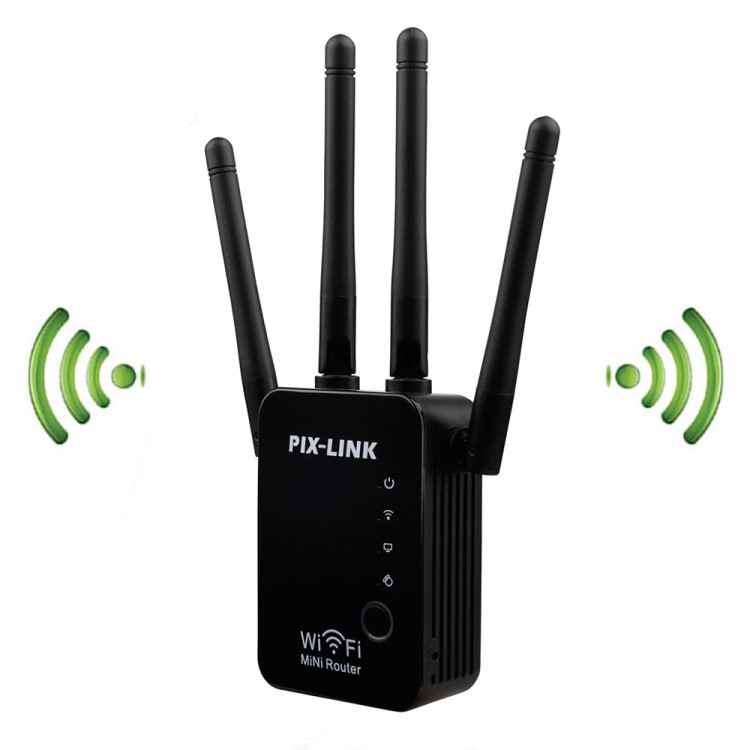 新款信號(hào)放大器WR16 300M四天線路由器 wifi中繼器無(wú)線路由擴(kuò)展器