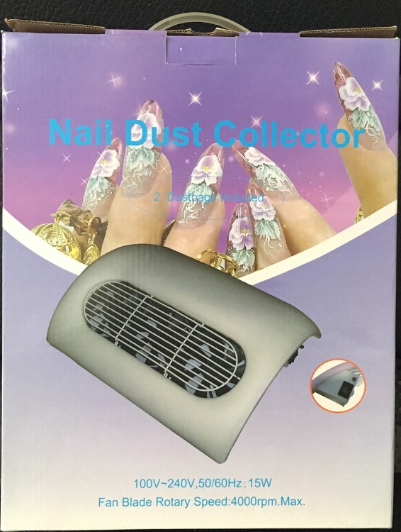 美甲用品 三風扇大功率吸塵器指甲粉塵機粉塵收集器 配送灰塵袋