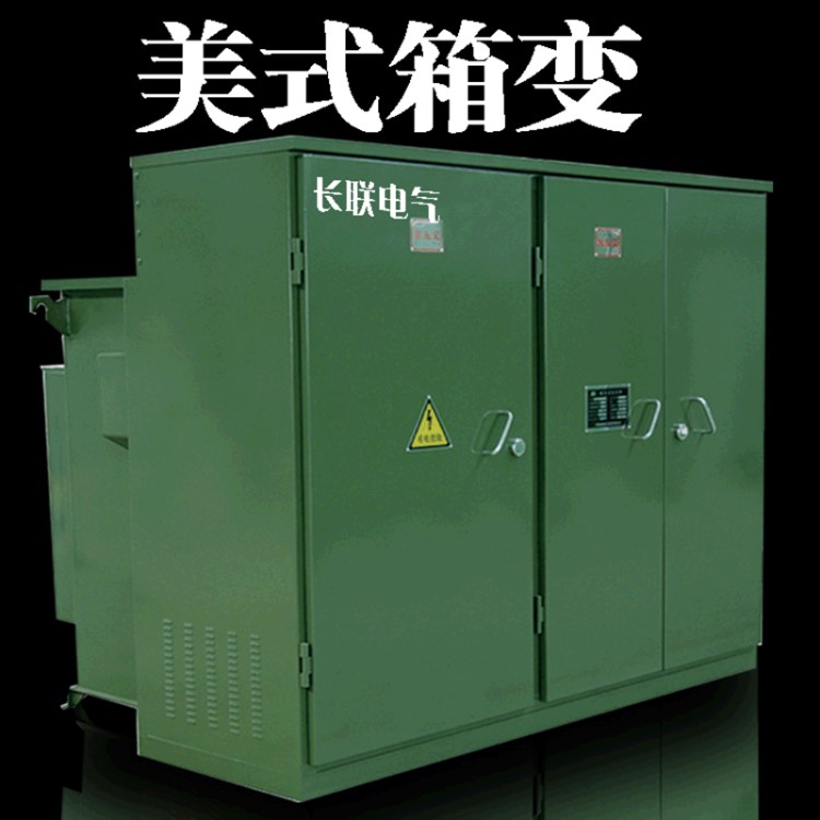 美式箱變315kva ZGS11路燈箱變10kv 箱式變壓器戶外變電站100kva