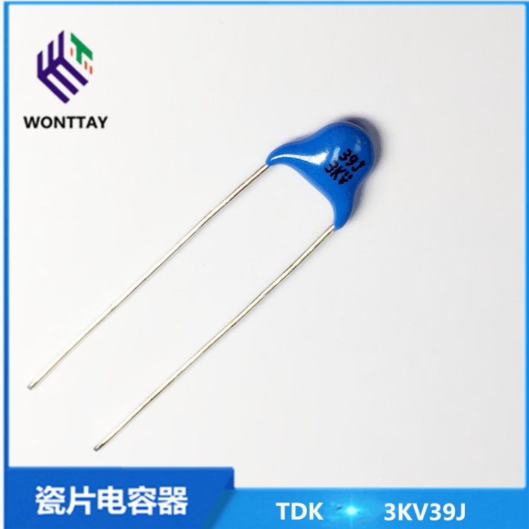 CC45SL3FD390JYAN 3KV39J 39PF3000V TDK瓷片電容器
