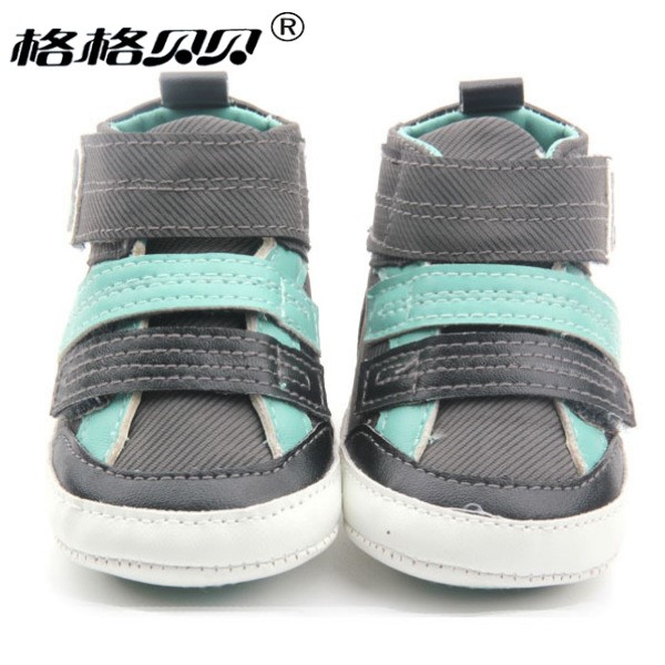 2017春秋新款外貿原單中幫魔術貼嬰幼兒鞋 學步機能鞋 babyshoes