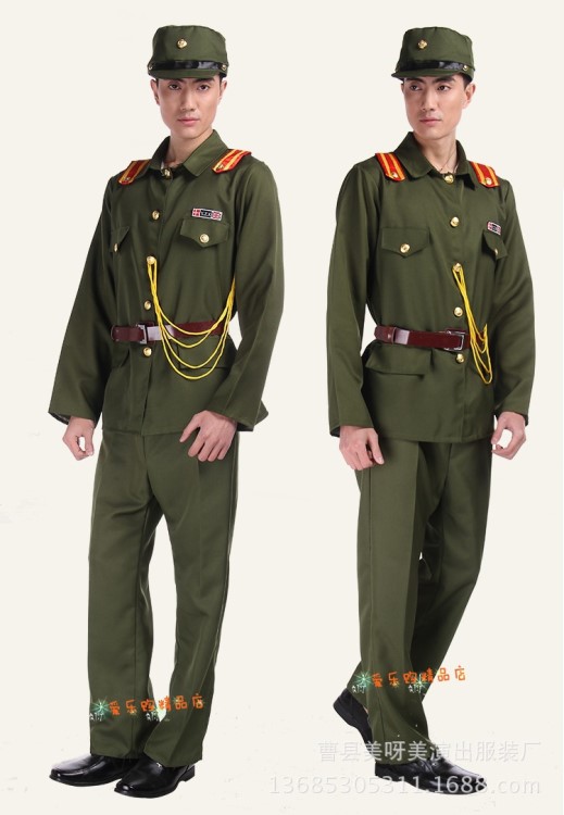 新款日本皇軍軍官舞臺(tái)演出服小鬼子服裝日本軍裝影視表演服飾攝影