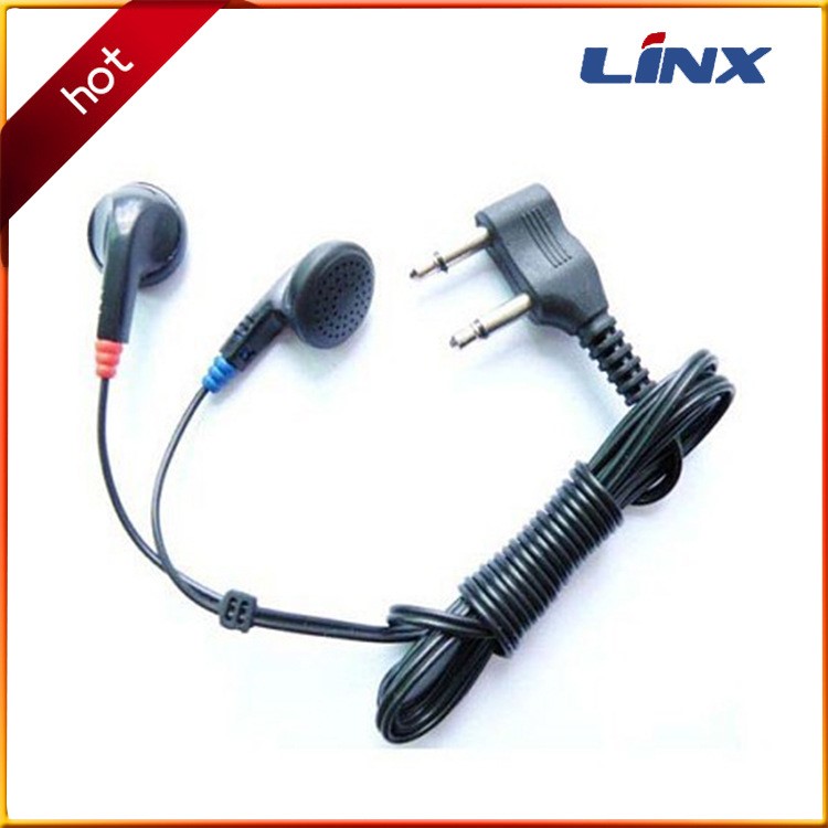 廠家 LX-ER001雙插頭航空飛機(jī)上使用一次性紅藍(lán)黑耳塞式耳機(jī)