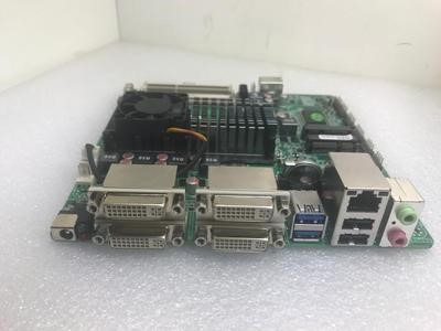 AMD4屏高清同步異顯示四DVI接口DC12V供電 多功能 工控游戲機(jī)主板