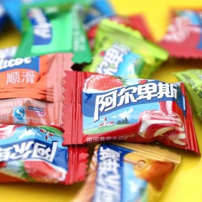 散裝婚慶喜糖果500g 阿爾卑斯混合水果味牛奶硬糖 雙喜糖 5斤