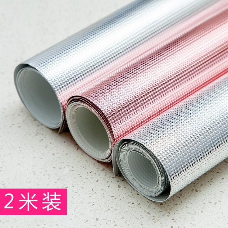 鋁膜櫥柜抽屜墊防水防潮墊貼紙廚房衣柜自粘柜子墊鋁箔防油污鋪布