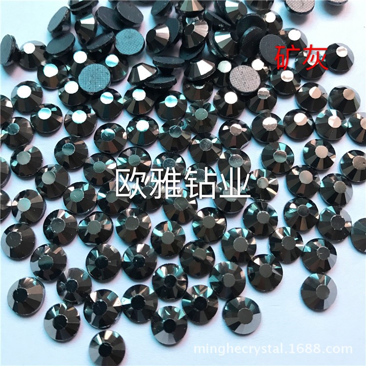 廠家直銷 中東鉆 服裝輔料 DMC燙鉆【礦灰 Hematite】