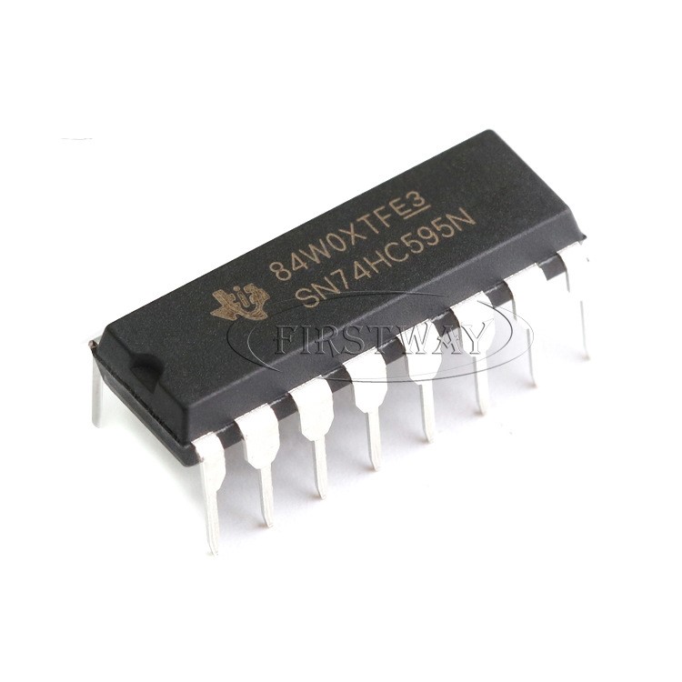 全新原装8位寄存器sn74hc595n锁存器74hc595n直插dip16