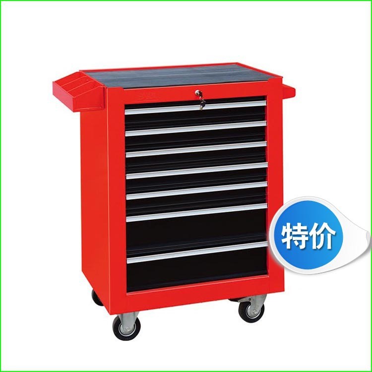重型五金工具柜 4S店工具車 宿遷鹽城盱眙七層抽屜式移動(dòng)工具柜