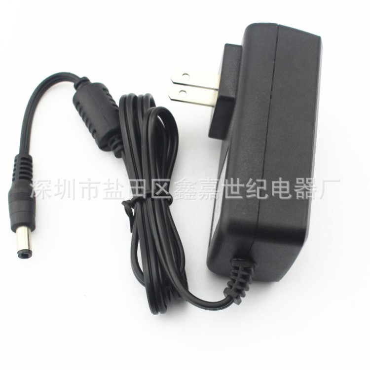 新款12V2A按摩器電源適配器按摩枕12V2A監(jiān)控電源線長1米帶磁環(huán)24W