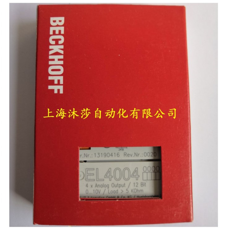 現(xiàn)貨BECKHOFF倍福EL3314/EL3356-0010/EL3602模擬量輸入模塊