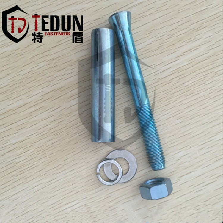 特盾 批發金屬膨脹螺栓 外六角大頭膨脹螺絲 小頭膨脹螺絲