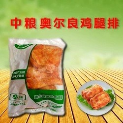 中糧奧爾良腿排 烤雞腿排100克/片 60片1箱 180元1箱 方便食用