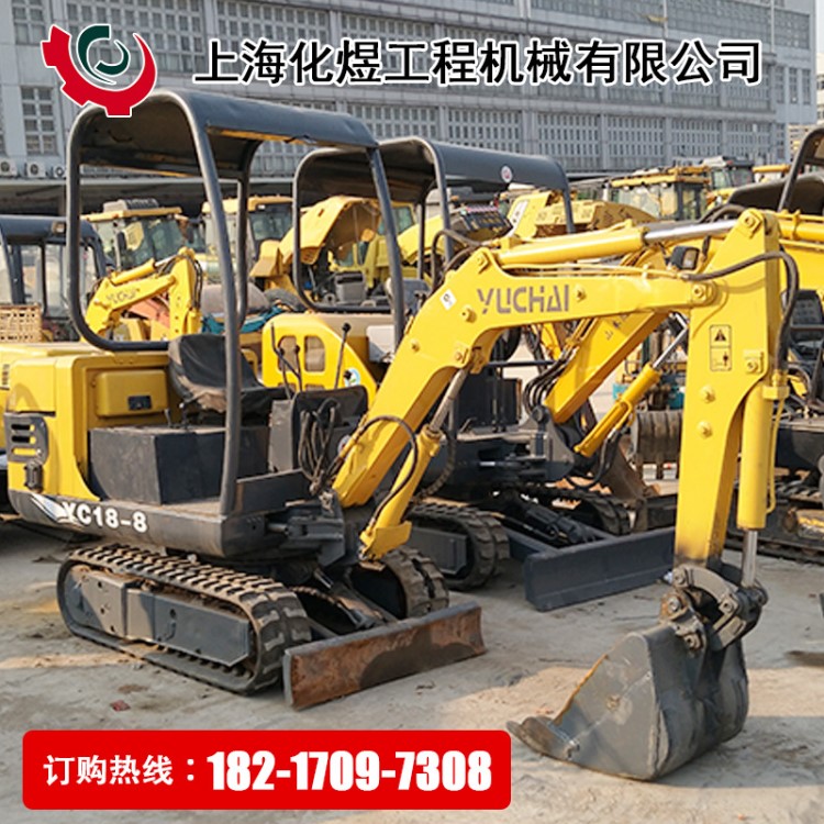 江蘇二手微型玉柴20小挖機低價出售 二手挖掘機價格 果園用微挖