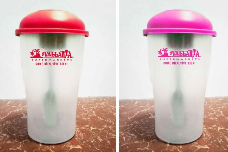 黃巖塑料廠專做水果蔬菜奶昔沙拉杯色拉杯果汁杯可定制顏色LOGO