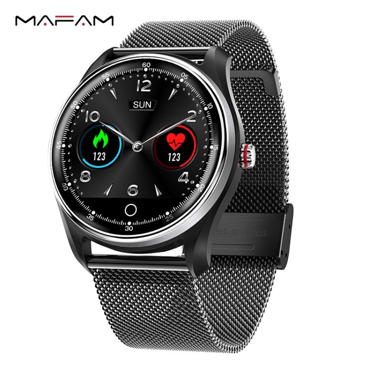 MX9心電圖智能手環觸屏ECG+PPG心電HRV報告心率血壓IP68防水游泳