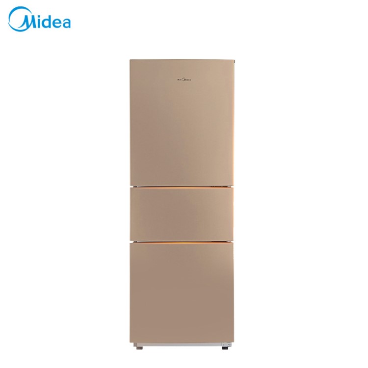 Midea/美的 BCD-213TM(E) 冰箱節能靜音家用三門三溫小冰箱電冰箱