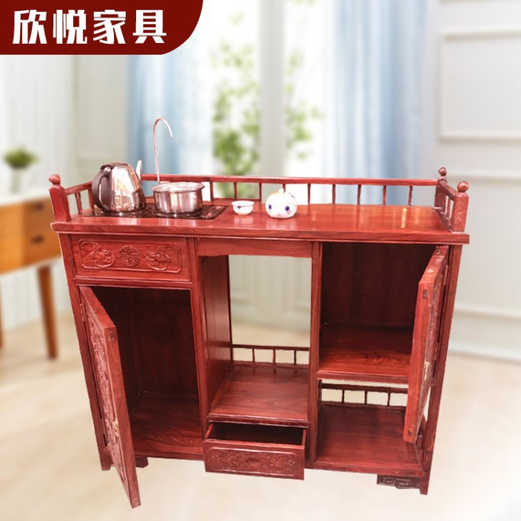 明清紅木家具 小葉紅檀茶水柜 實(shí)木中式茶水柜 古典家具 廠家批