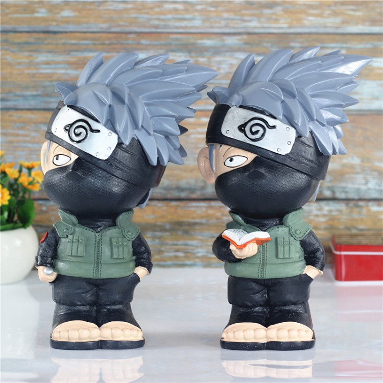 儲蓄時光 創(chuàng)意送男生生日禮品 火影忍者卡卡西大號樹脂擺件存錢罐