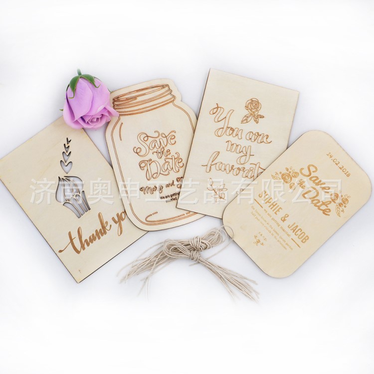 2019春節(jié)木質(zhì)賀卡定制 機(jī)關(guān)鏤空十二生肖木質(zhì)明信片賀卡定制批發(fā)