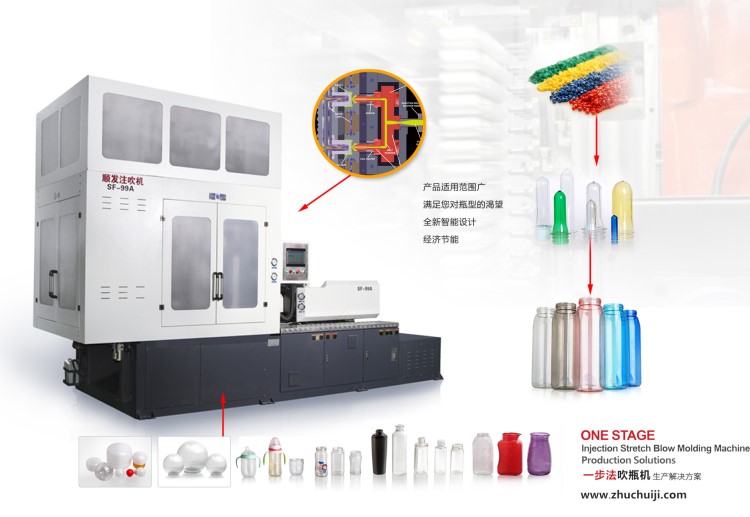 PET全自動一步法注拉吹機 全自動注吹機 一步法吹瓶機 吹瓶機