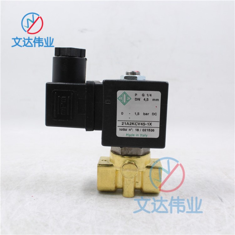 意大利ODE兩位兩通電磁閥21A2KCV45-1X原裝代理現(xiàn)貨批發(fā)