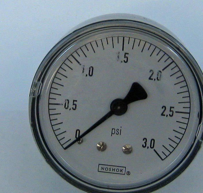 Noshok 壓力表 25-210-3psi-1/4