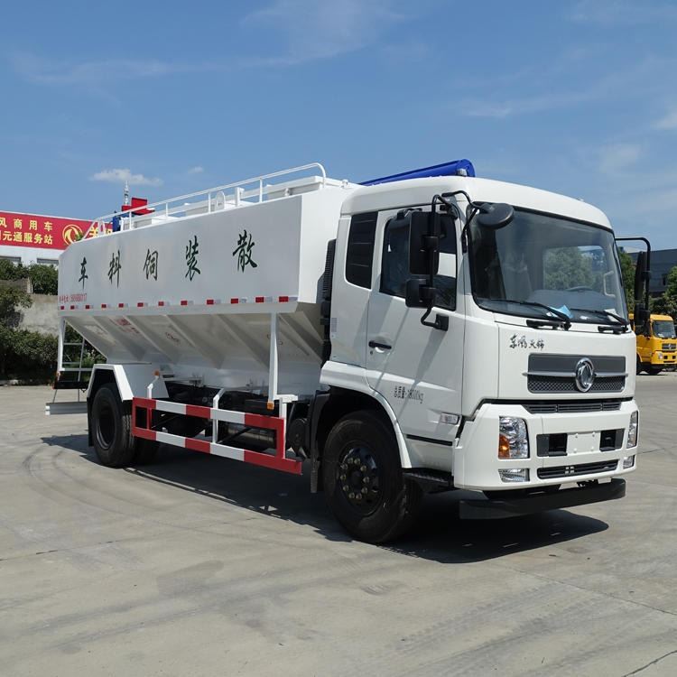 東風(fēng)天錦散裝飼料車|