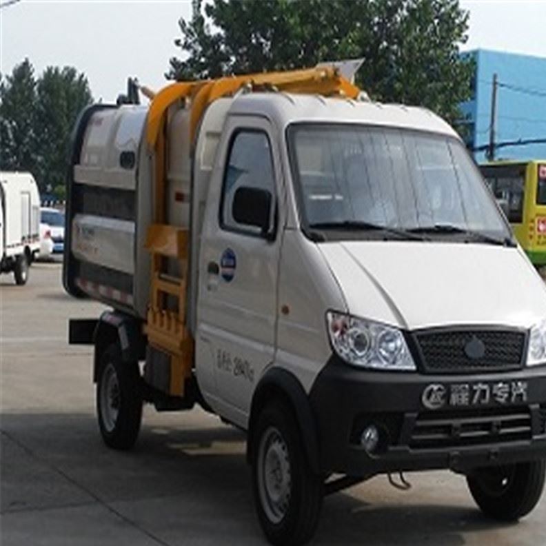 程力專汽CLW5030ZZZBEV型電動自裝卸式垃圾車價直銷購車送保險