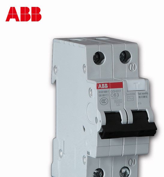 供应 ABB漏电剩余电流动作断路器 GSH201 AC-D63/0.03