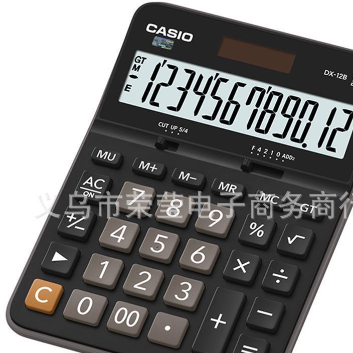 Casio/卡西歐DX-12B辦公日常計(jì)算器 財(cái)務(wù)專用