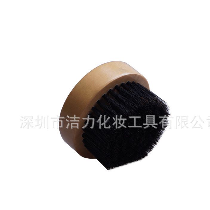 工廠直銷男士胡子刷 beard brush 櫸木天然豬鬃毛橢圓形胡須刷