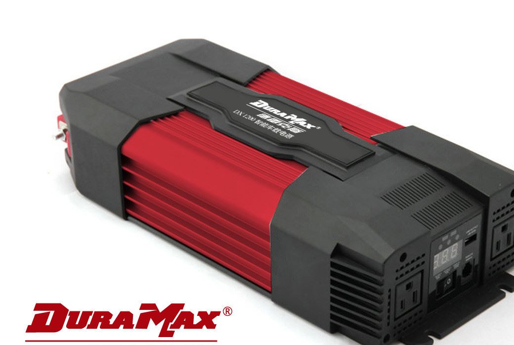 Duramax 1200W 12-110 大功率車載逆變器 USB 2.1A輸出 帶LED顯示