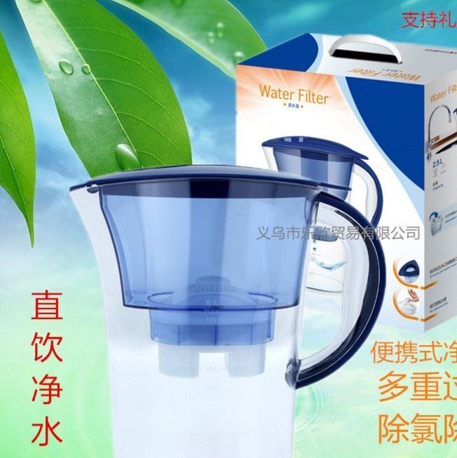 廠家直銷濾水壺家用2.5L廚房活性炭自來水凈水器凈水壺一件代發(fā)