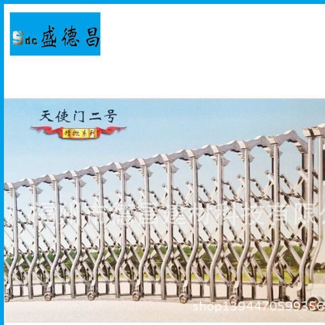 供應不銹鋼電動伸縮門 電動伸縮門廠家直銷 天使門