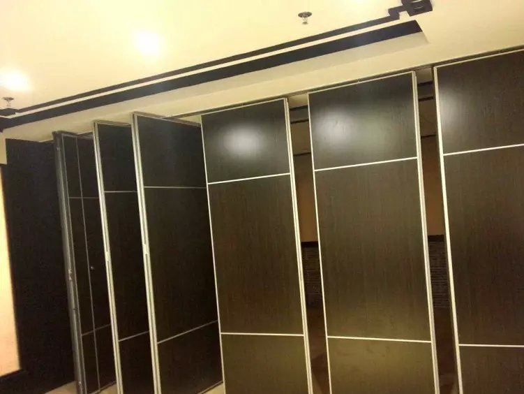 酒店活動移動屏風隔斷/高隔斷隔墻收縮折疊/會議室辦公無地軌吊門