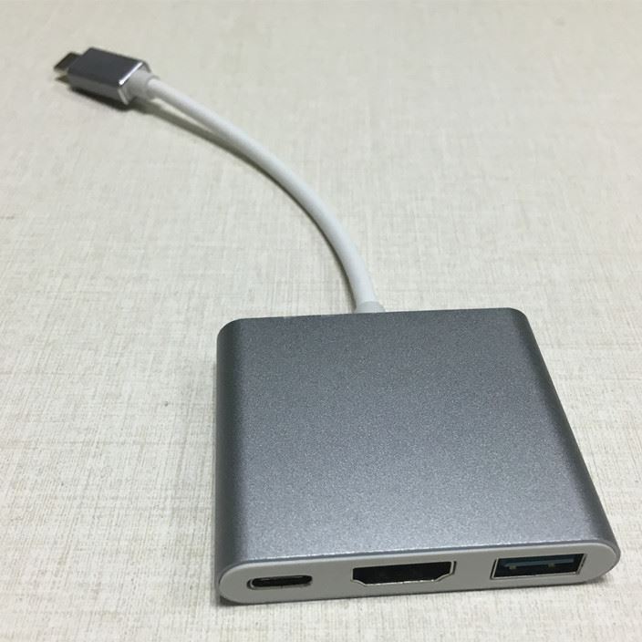 Type-C轉HDMI轉接器 TYPE-C HUB轉HDMI 轉USB轉接器