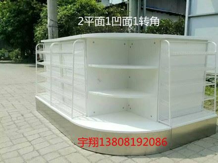 四川收銀臺木質超市收銀臺母嬰店藥店收銀臺成都貨架