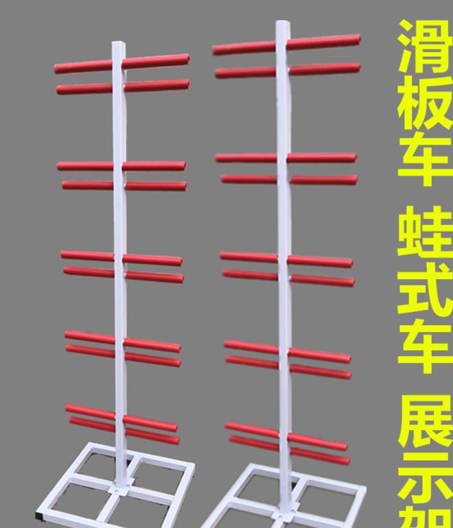 廠銷兒童滑板車展示架三輪四輪蛙式車五層展示架兒童自行車貨架