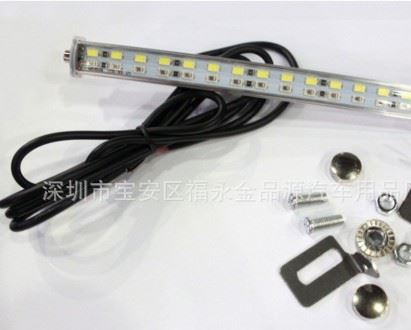 汽車LED流氓倒車燈超高亮輔助燈倒車燈改裝后尾流氓雙色牌照燈